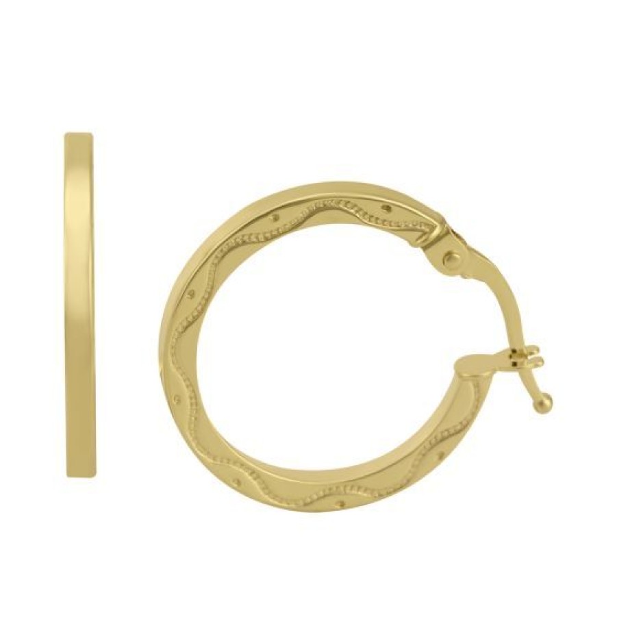 Joyeria Cristal Joyas | Arracadas Oro 14K 15 Mm