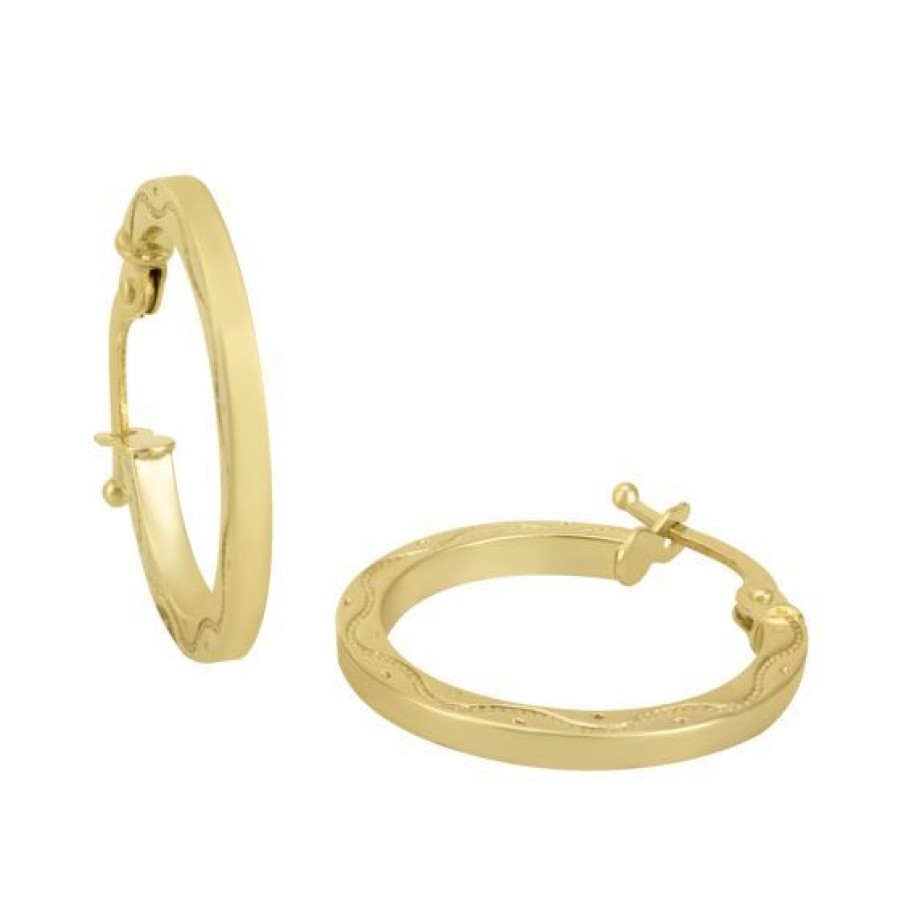 Joyeria Cristal Joyas | Arracadas Oro 14K 15 Mm