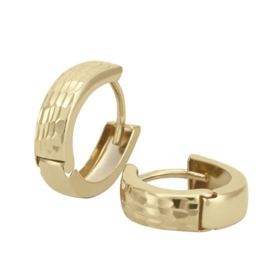 Joyeria Cristal Joyas | Huggies Oro 14K