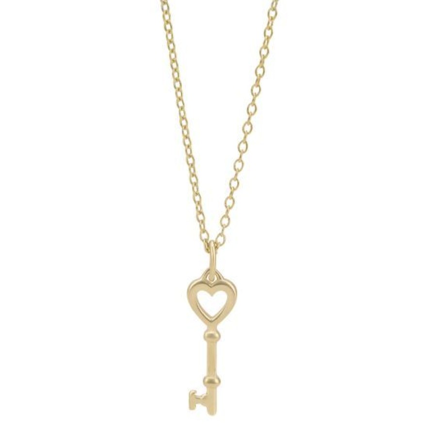 Joyeria Cristal Joyas | Dije Llave Corazon Oro 14K