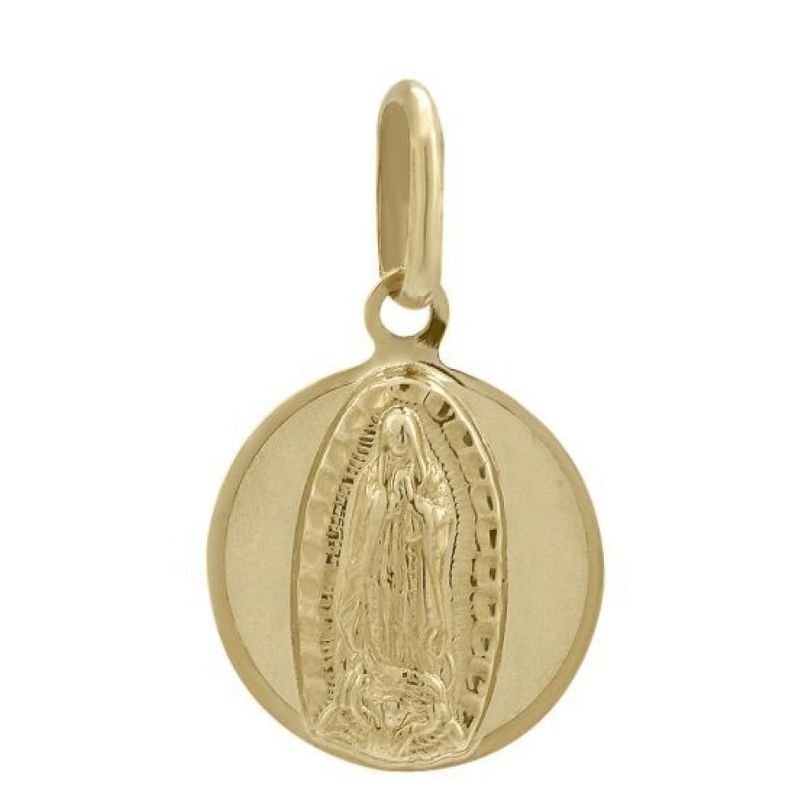 Joyeria Cristal Joyas | Medalla Virgen Guadalupe Oro 14K