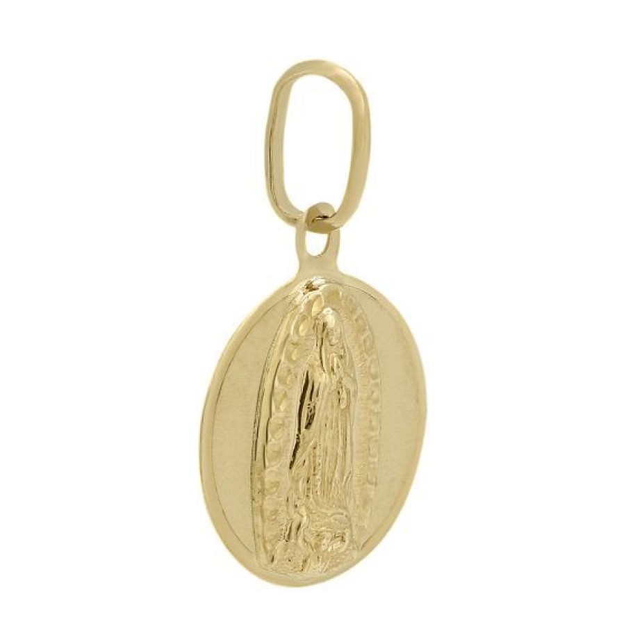 Joyeria Cristal Joyas | Medalla Virgen Guadalupe Oro 14K