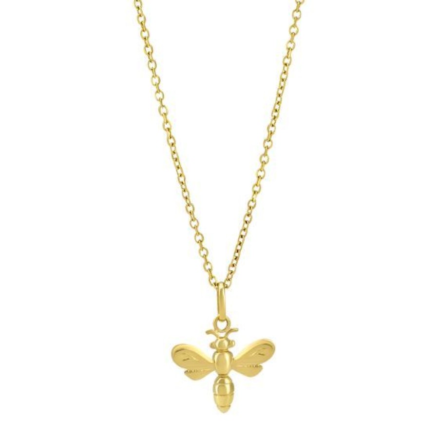 Joyeria Cristal Joyas | Dije Con Cadena Abeja Oro 14K