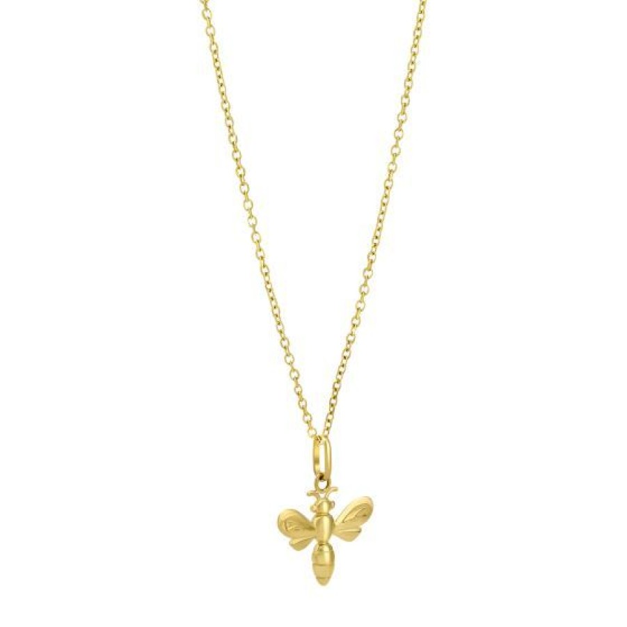 Joyeria Cristal Joyas | Dije Con Cadena Abeja Oro 14K