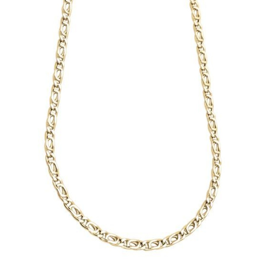 Joyeria Cristal Joyas | Cadena Tejido Egipcio Oro 14K 55 Cms Vento