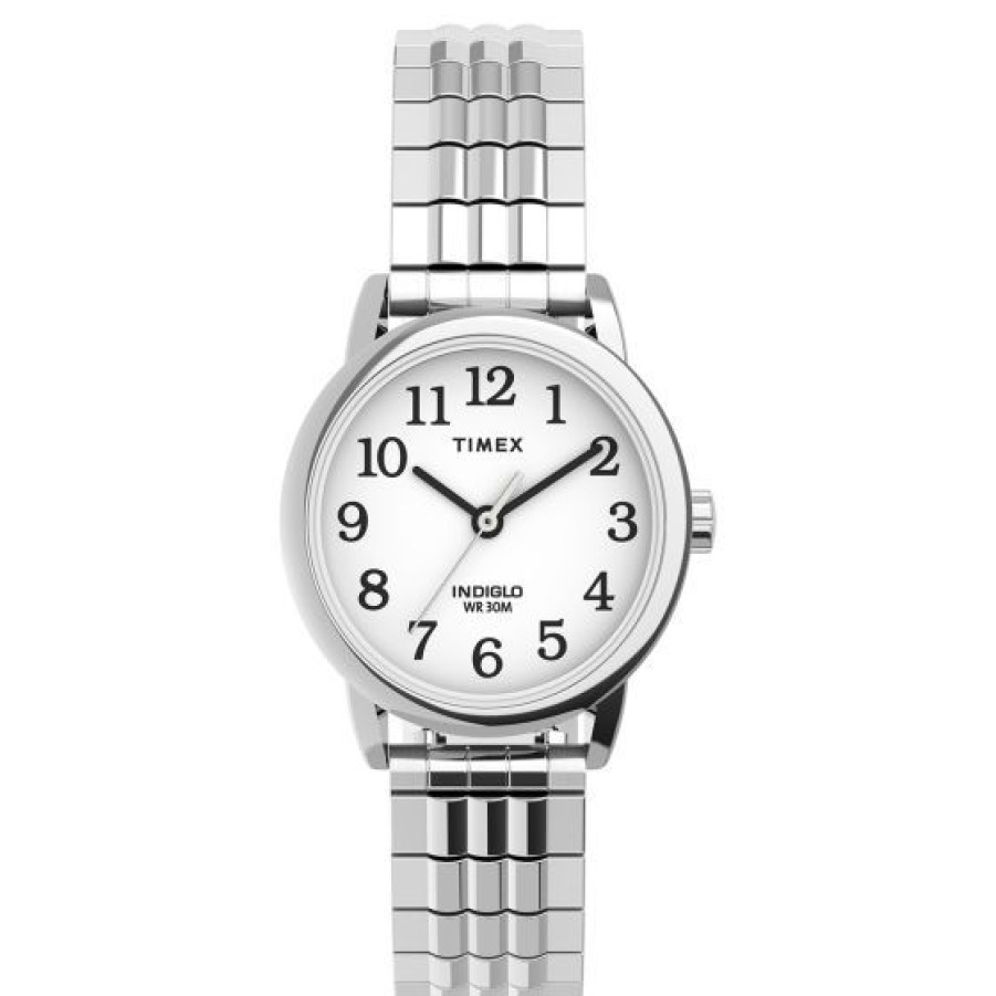 Relojes Cristal Joyas | Reloj Timex Easy Reader Perfect Fit Tw2V058006P Para Mujer