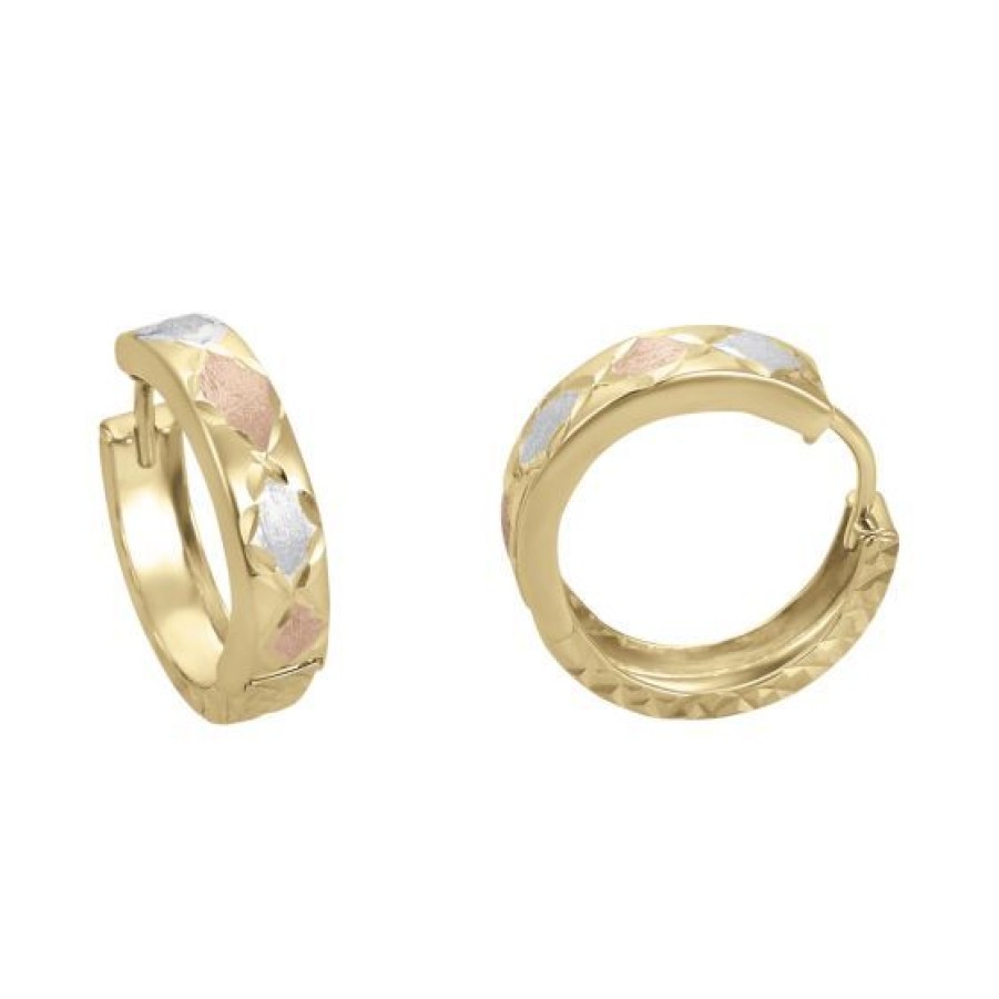 Joyeria Cristal Joyas | Huggies Oro 14K