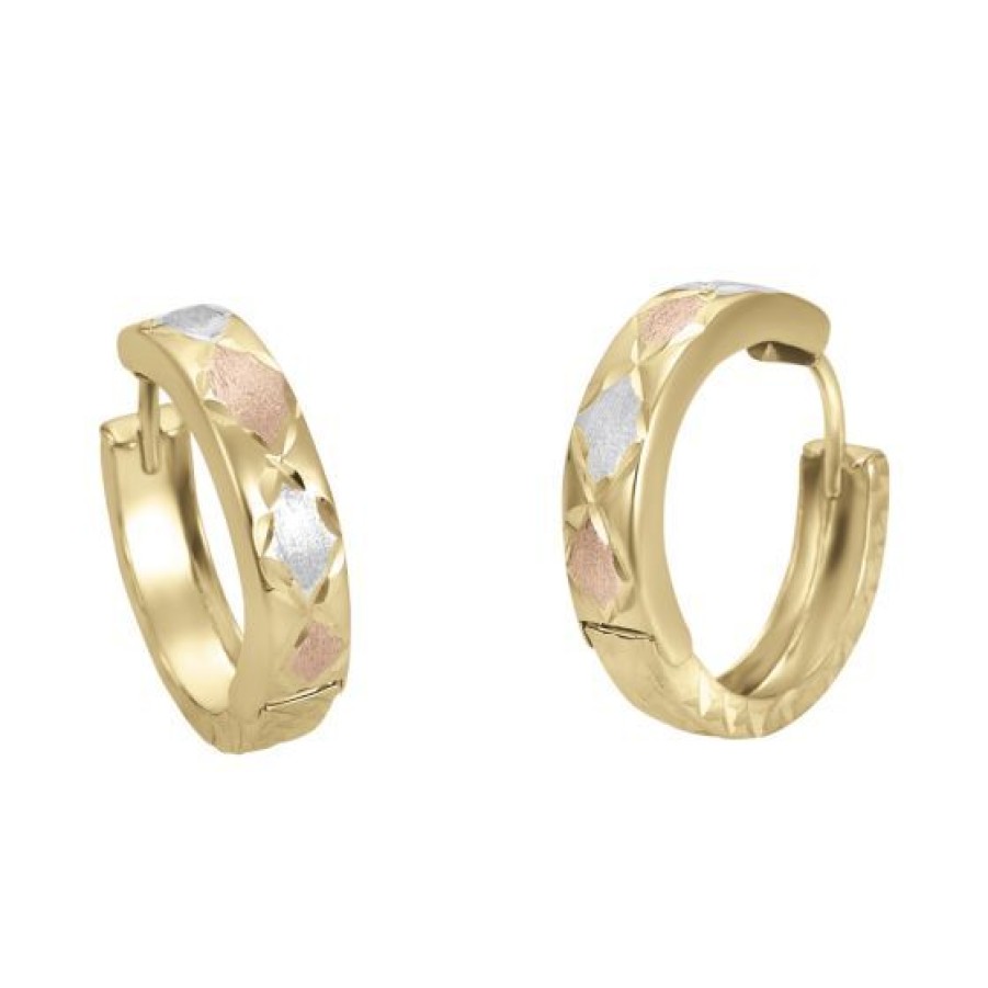 Joyeria Cristal Joyas | Huggies Oro 14K