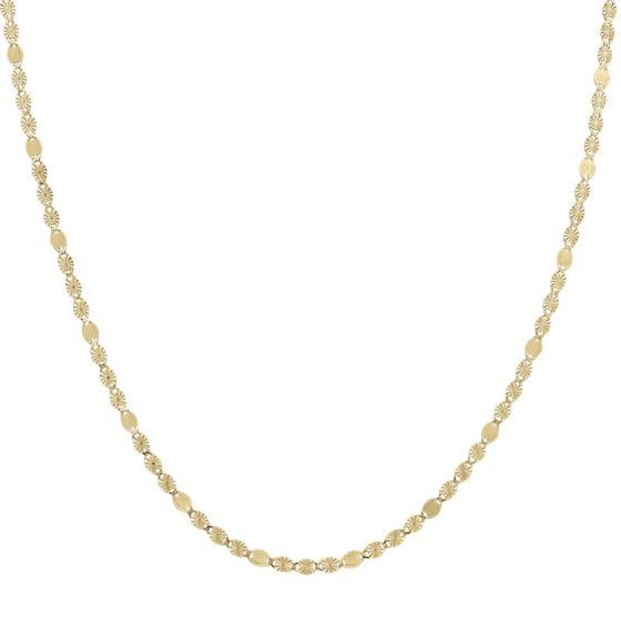 Joyeria Cristal Joyas | Cadena Valentino Oro 14K 40 Cms