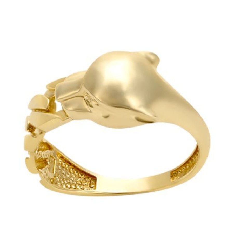 Joyeria Cristal Joyas | Anillo Pantera Oro 14K