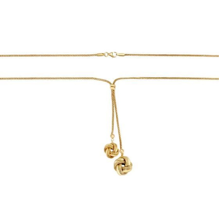 Joyeria Cristal Joyas | Gargantilla Love Knot Oro 14K