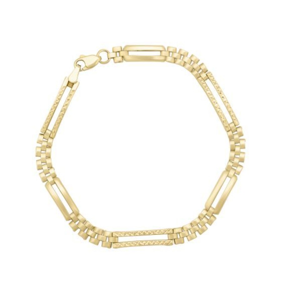 Joyeria Cristal Joyas | Pulsera Dama Oro 14K