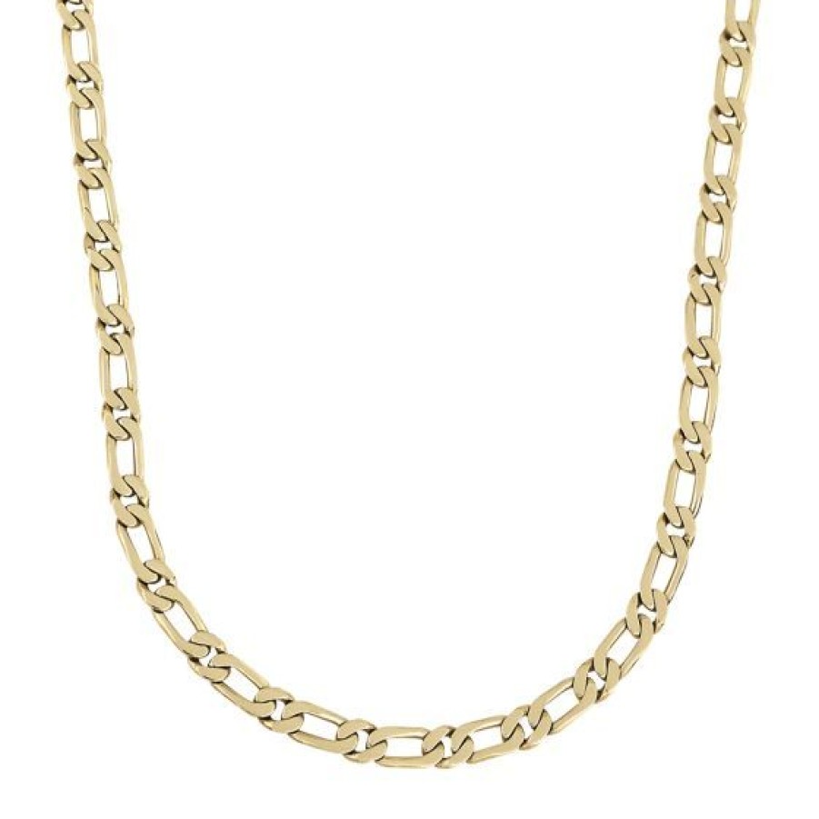 Joyeria Cristal Joyas | Cadena Figaro Oro 14K 60 Cm Oro 14K