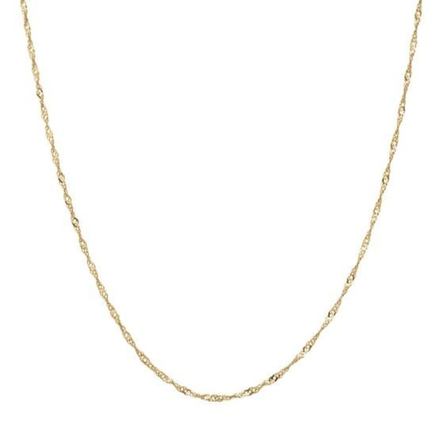 Joyeria Cristal Joyas | Cadena Singapur Oro 14K 45Cms Calibre 20