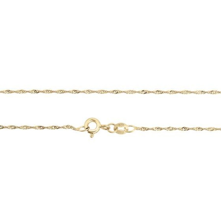 Joyeria Cristal Joyas | Cadena Singapur Oro 14K 45Cms Calibre 20