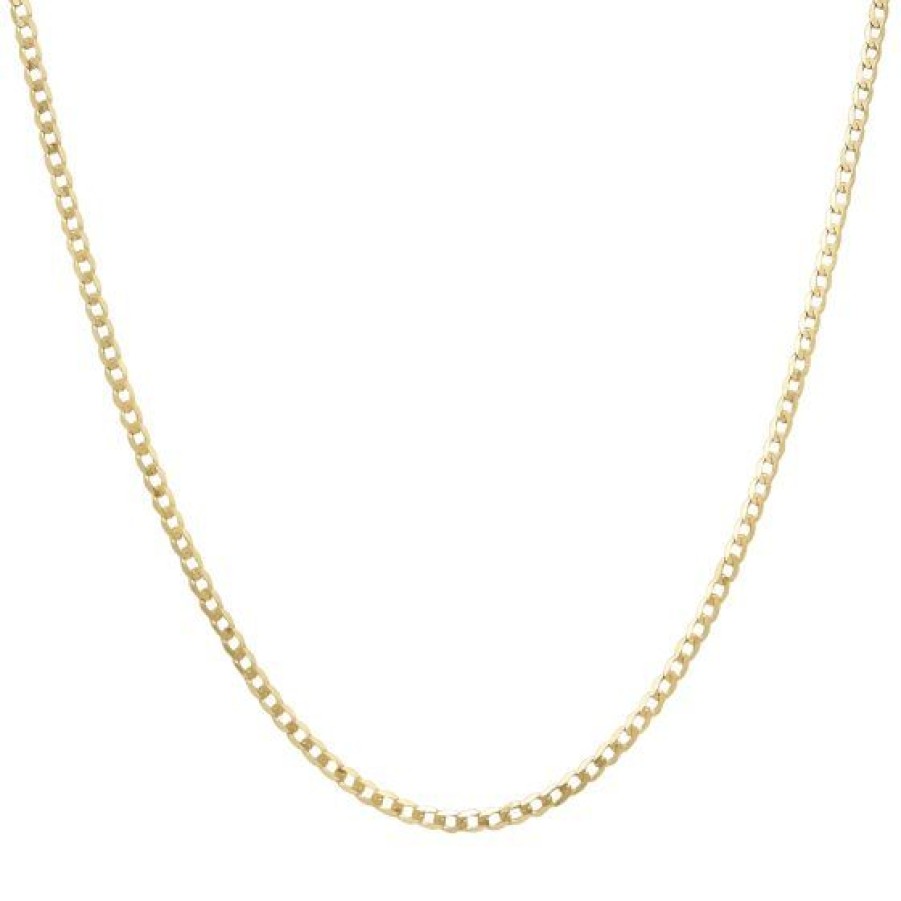 Joyeria Cristal Joyas | Cadena Barbada 40 Cm Oro 14K