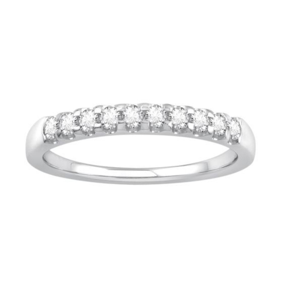 Joyeria Cristal Joyas | Churumbela Oro Blanco 14K Con Diamantes