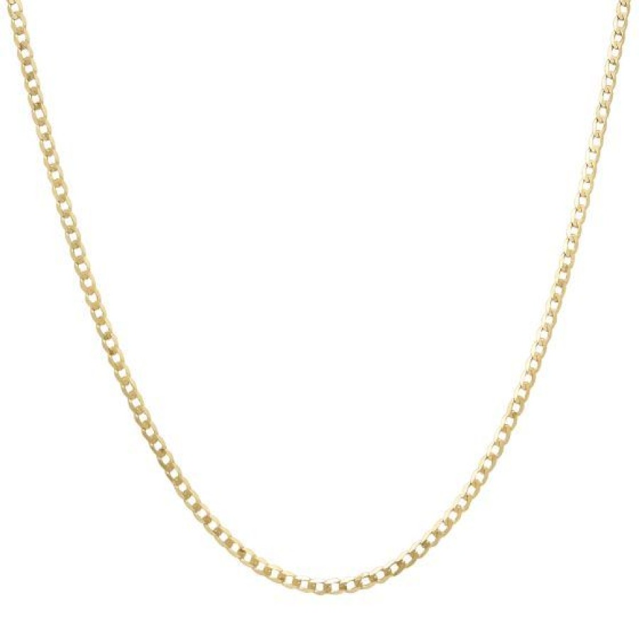 Joyeria Cristal Joyas | Cadena Barbada 50 Cm Oro 14K