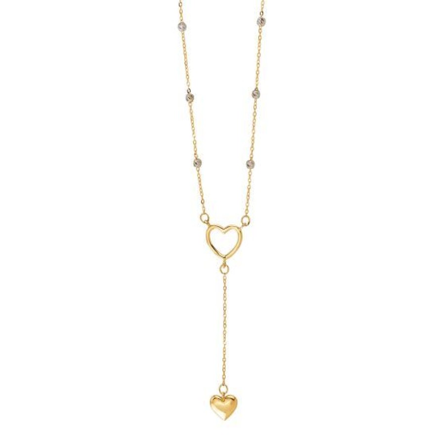 Joyeria Cristal Joyas | Gargantilla Corazon Oro 14K