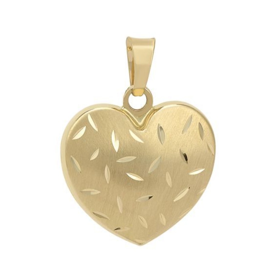 Joyeria Cristal Joyas | Dije Corazon Oro 14K