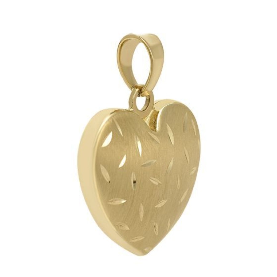 Joyeria Cristal Joyas | Dije Corazon Oro 14K