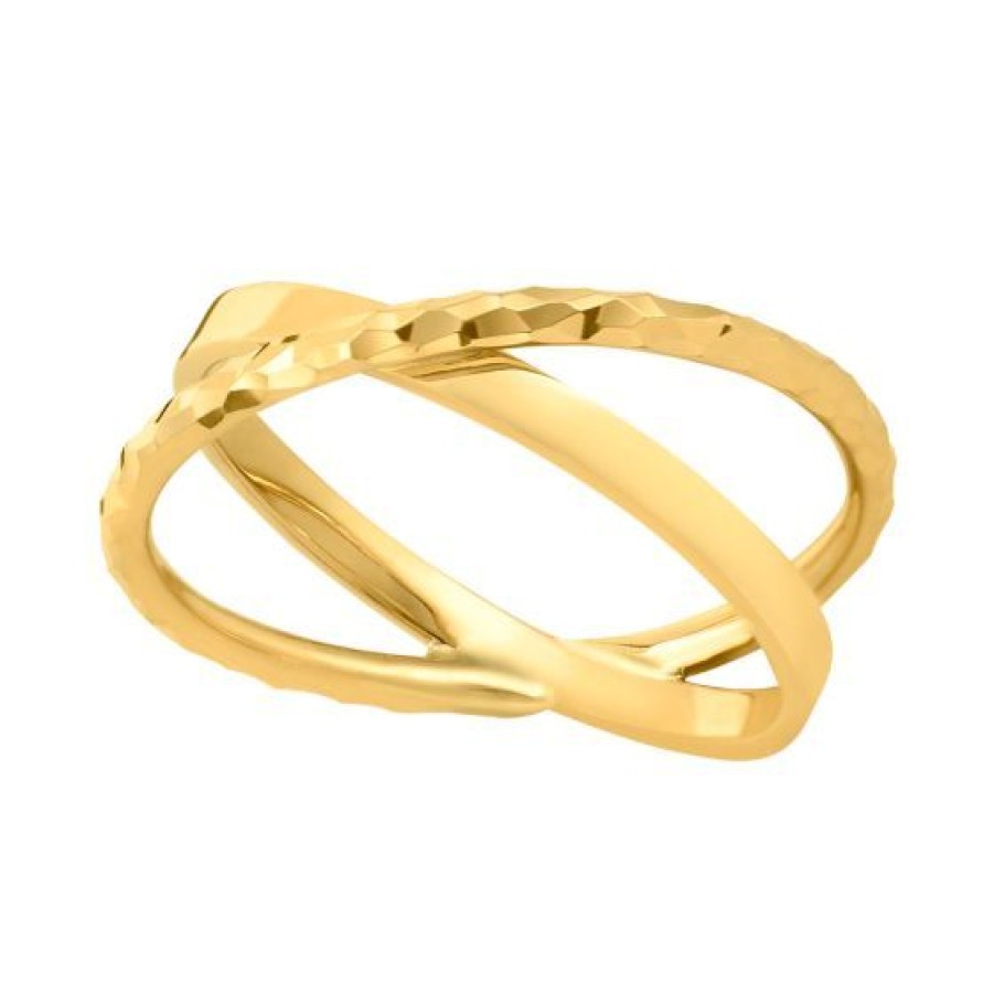 Joyeria Cristal Joyas | Anillo Tubo Oro 14K