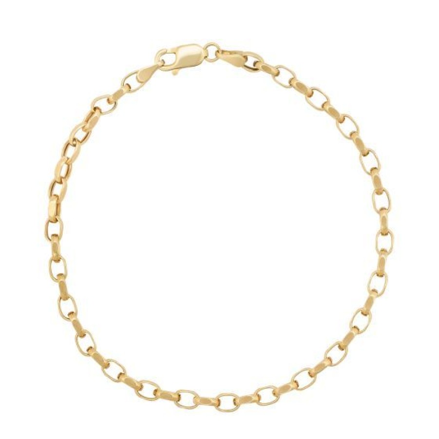 Joyeria Cristal Joyas | Pulsera Dama Oro 14K