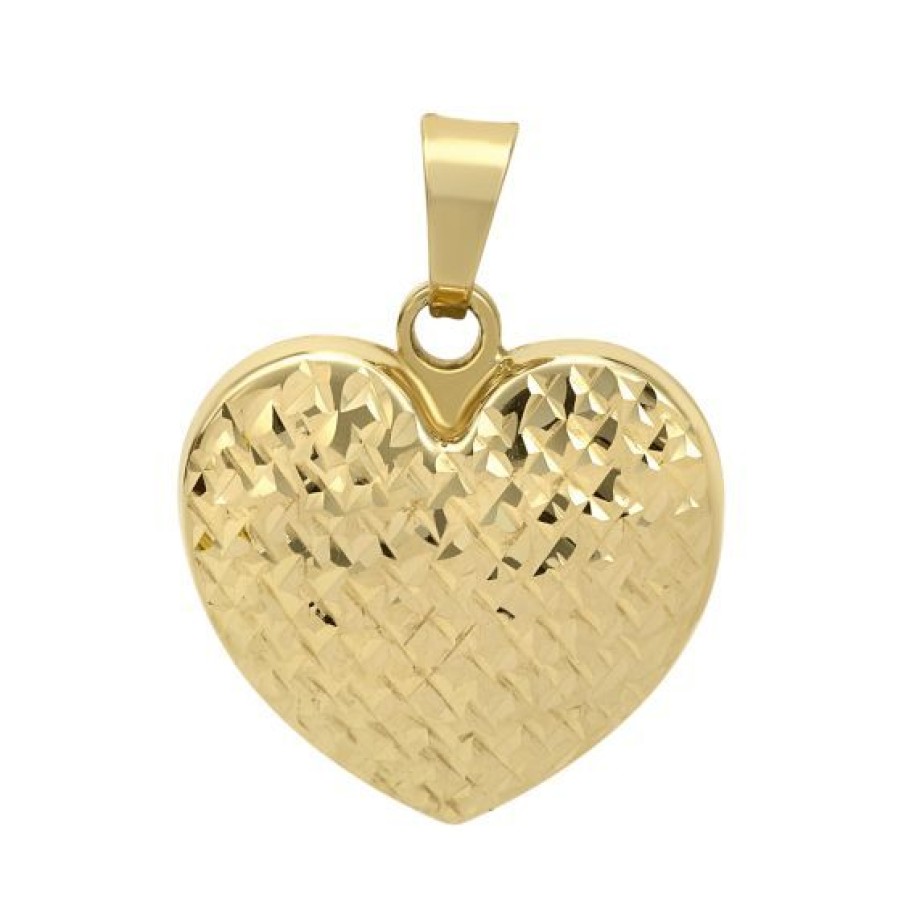 Joyeria Cristal Joyas | Dije Corazon Oro 14K