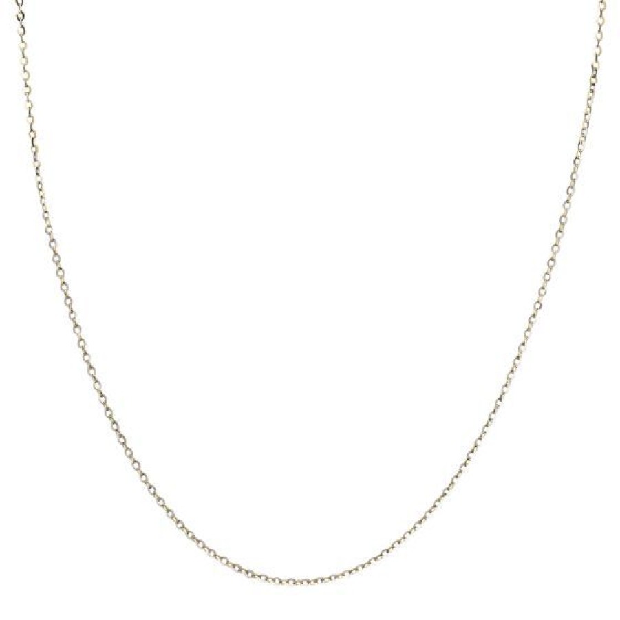 Joyeria Cristal Joyas | Cadena Oro Blanco Y Amarillo 14K 45 Cm