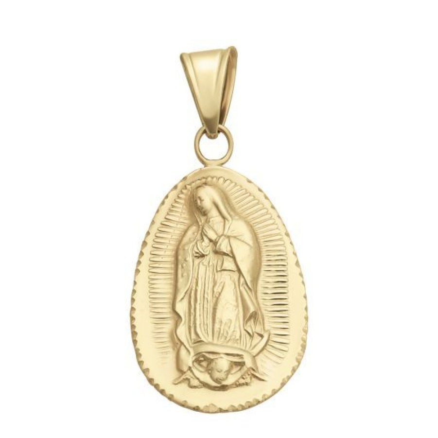 Joyeria Cristal Joyas | Medalla Virgen Guadalupe Oro 14K