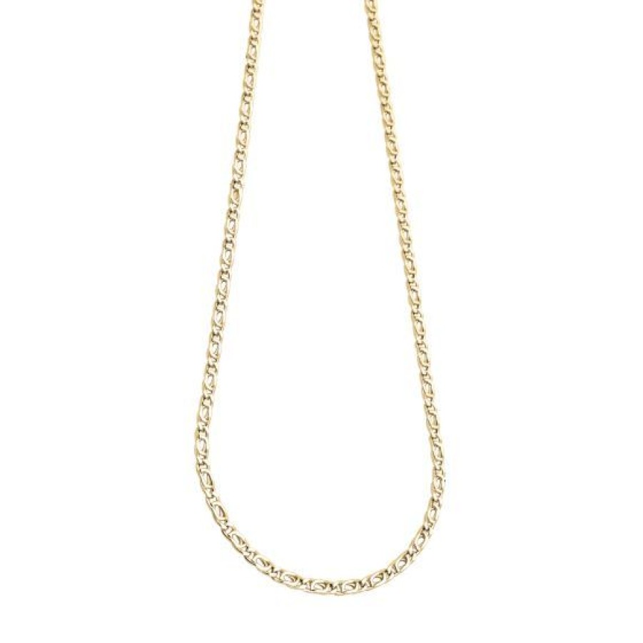 Joyeria Cristal Joyas | Cadena Tejido Egipcio Oro 14K 60 Cms Vento