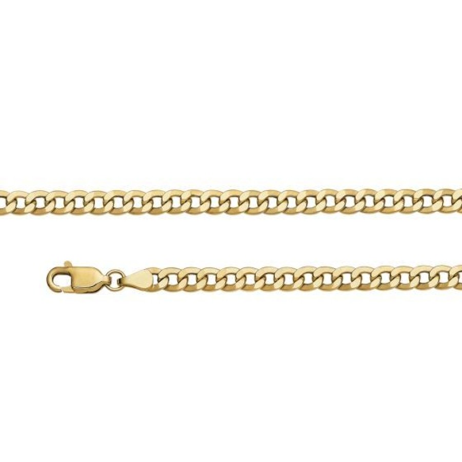 Joyeria Cristal Joyas | Cadena Caballero Barbada Oro 14K 65 Cm