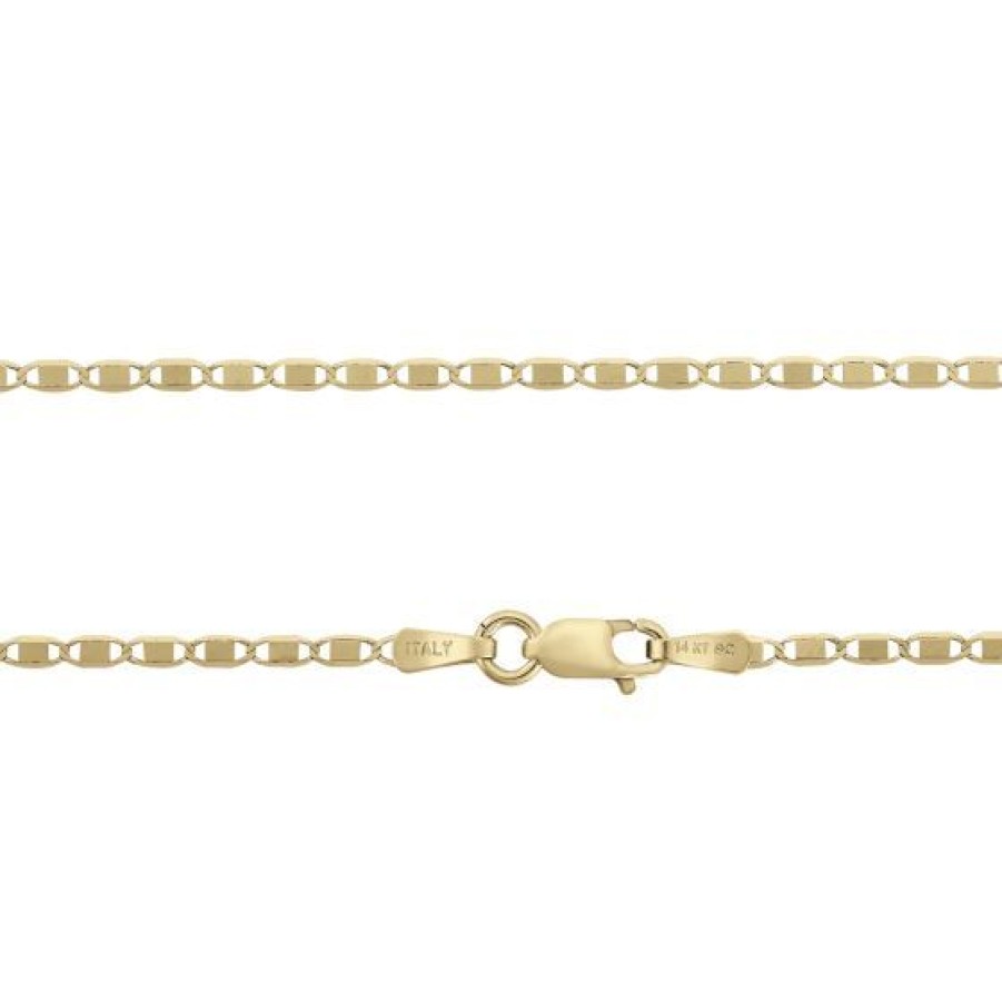 Joyeria Cristal Joyas | Cadena Valentino 25 Oro 14K 35 Cm