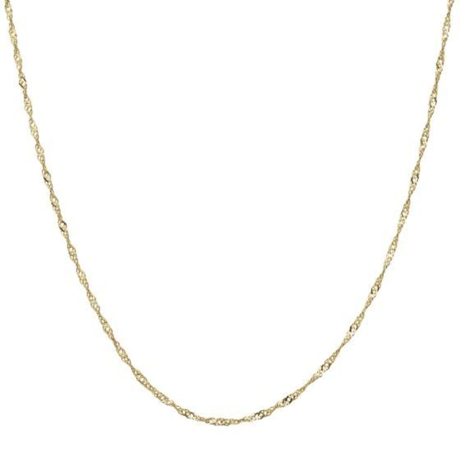 Joyeria Cristal Joyas | Cadena Singapur Oro 14K 50 Cm