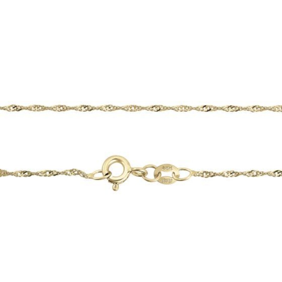 Joyeria Cristal Joyas | Cadena Singapur Oro 14K 50 Cm