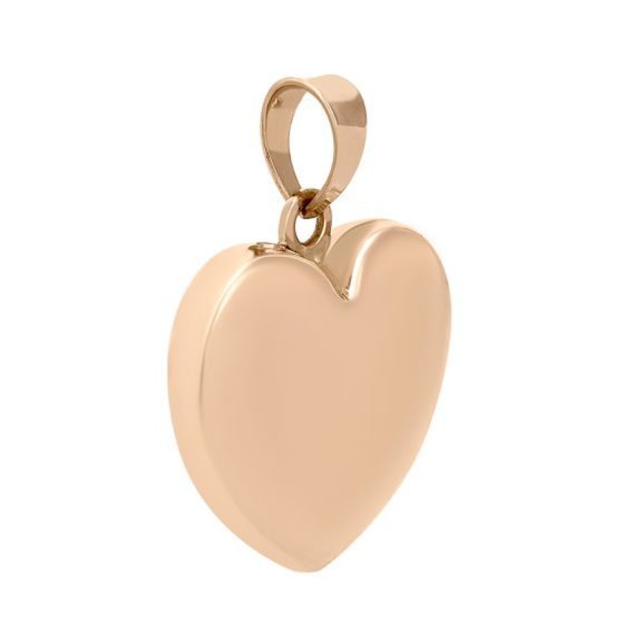 Joyeria Cristal Joyas | Dije Corazon Oro Rosa 14K