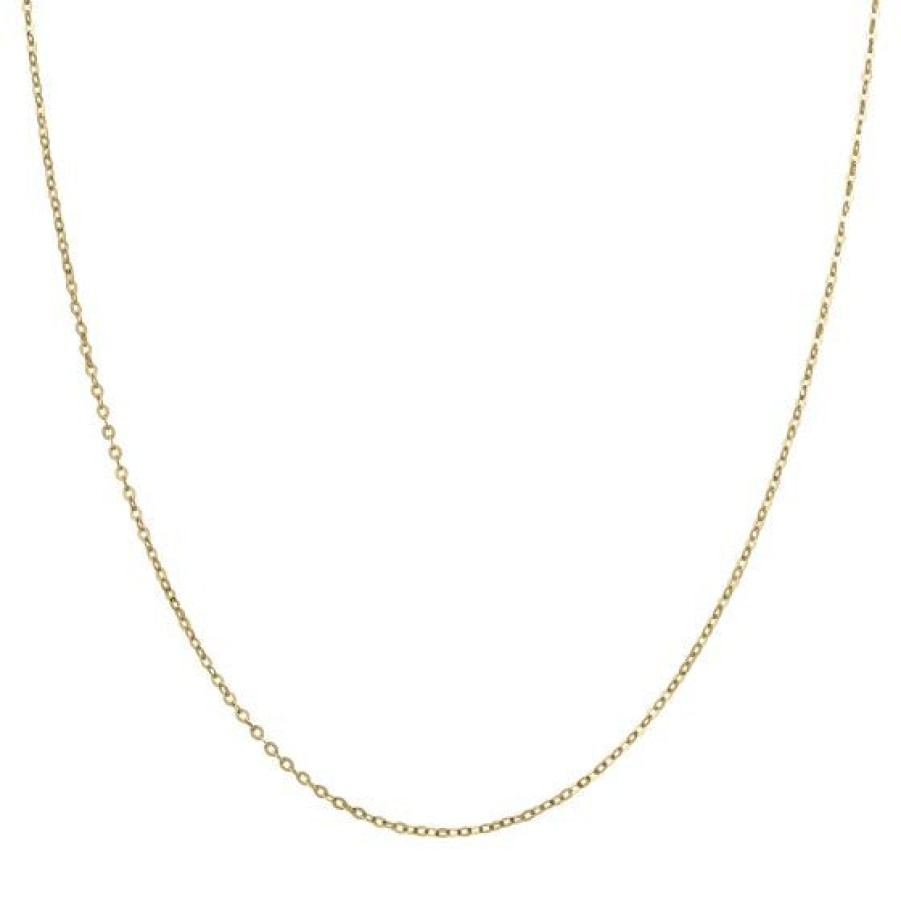 Joyeria Cristal Joyas | Cadena Caballero Rolo Oro 14K 35 Cm